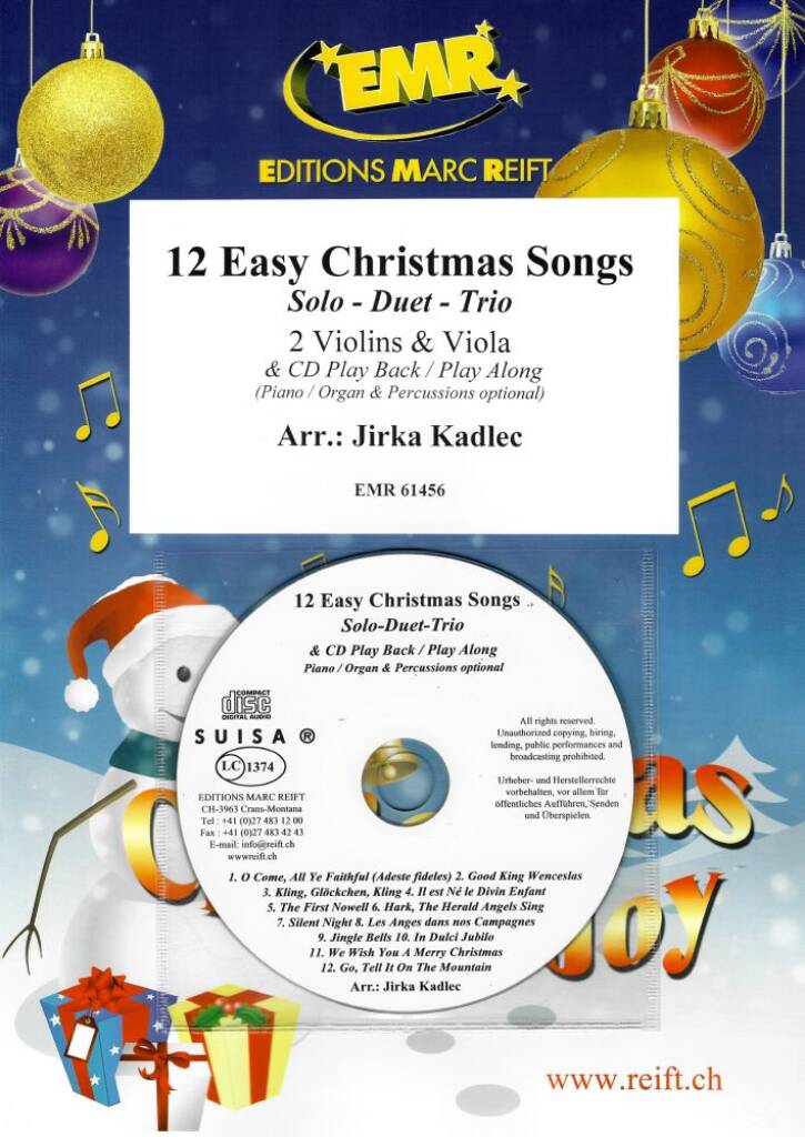 12 Easy Christmas Songs